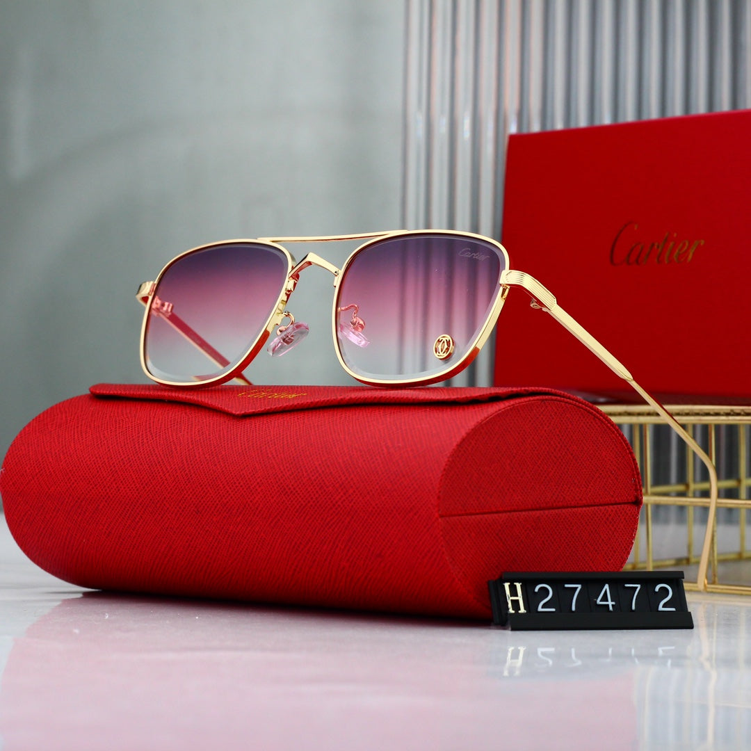 Golden Frame Sunglasses