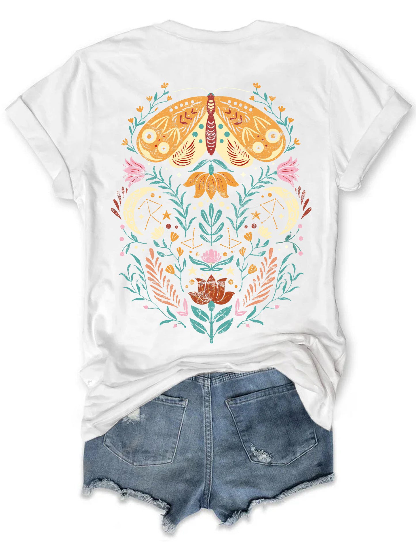 Celestial Moth Butterfly T-shirt