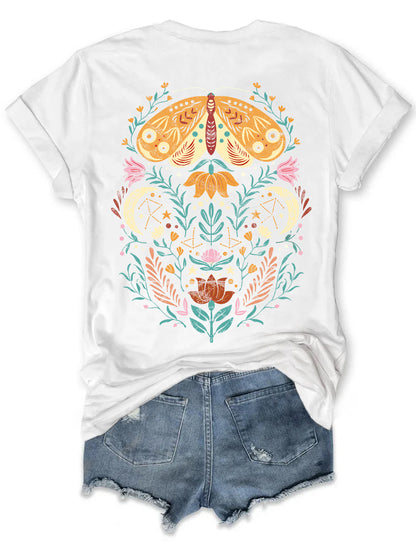 Celestial Moth Butterfly T-shirt