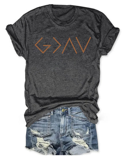 God is Greater Than the Highs and Lows T-shirt