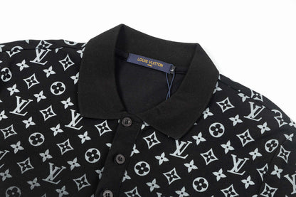 Gradient Full Print Polo Shirt