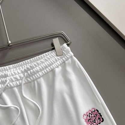 3D Shadow Knit Embroidered Shorts