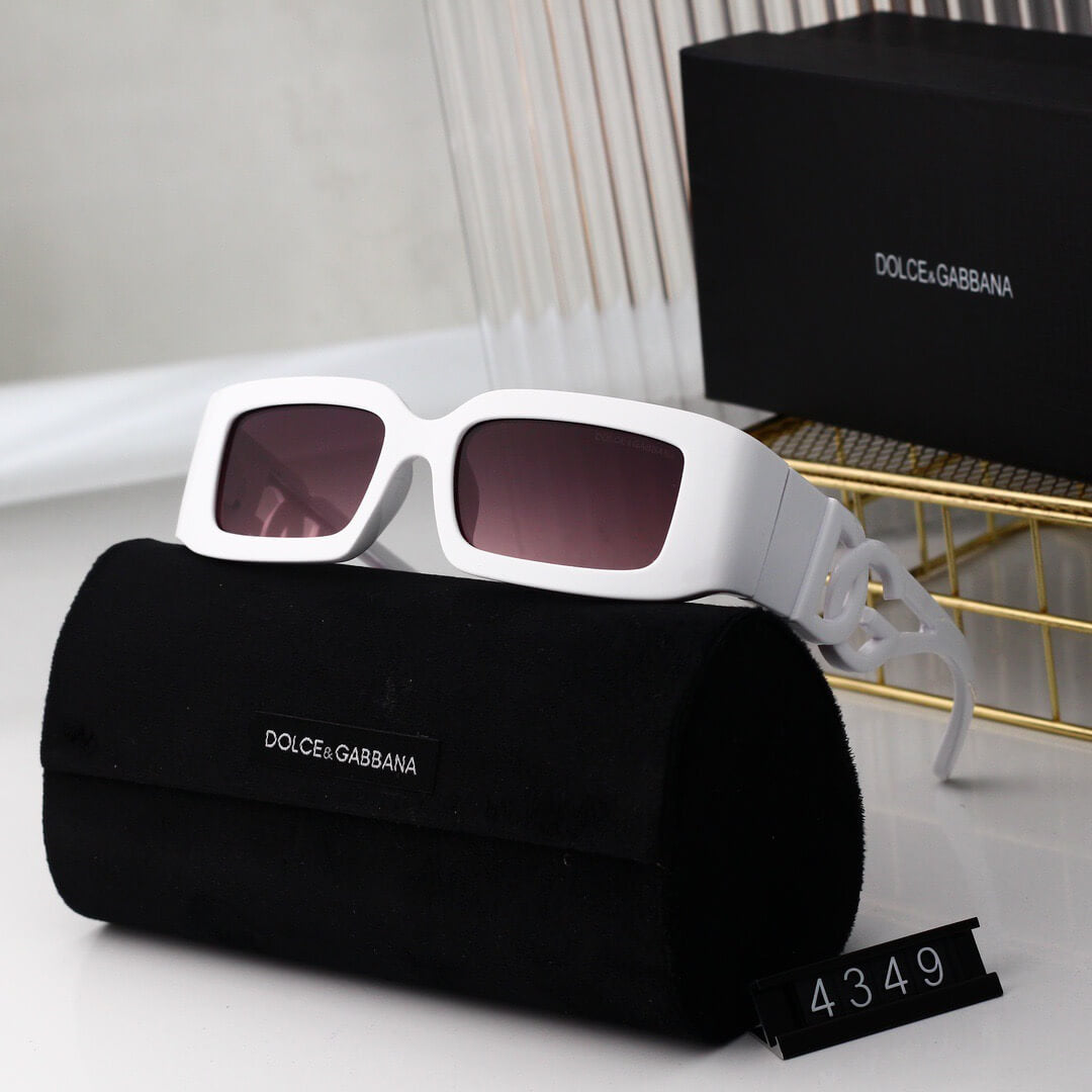 Retro Hollow Rectangular Sunglasses