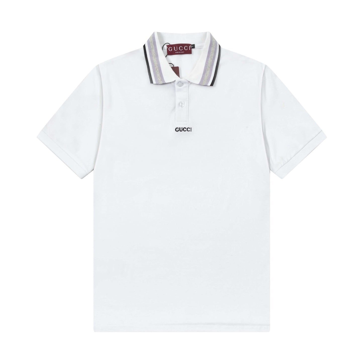 Letters On Chest Polo Shirt