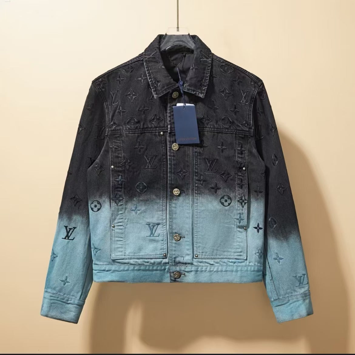 2024 New Gradient Denim Jacket