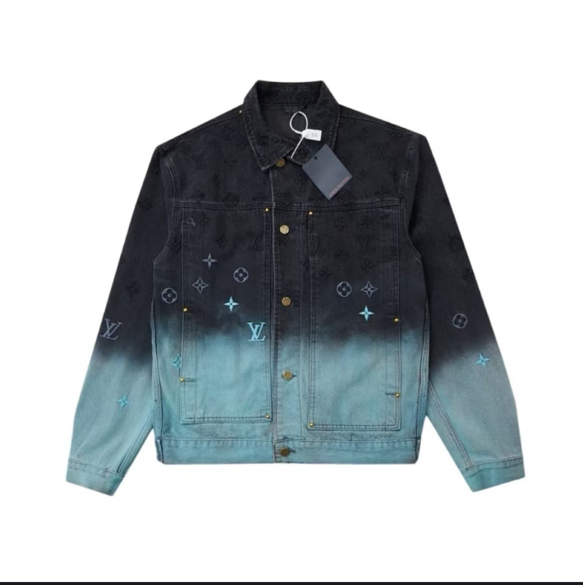 2024 New Gradient Denim Jacket