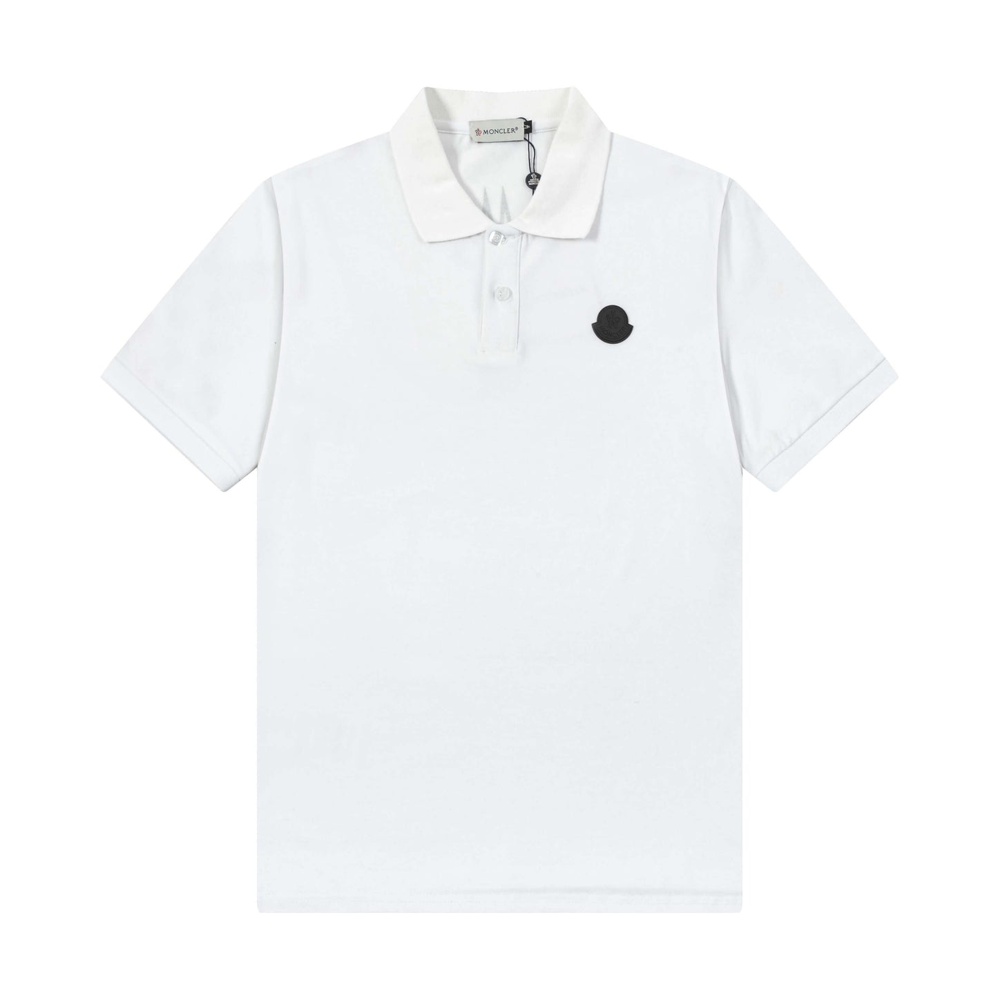 Back Letter Print Polo Shirt