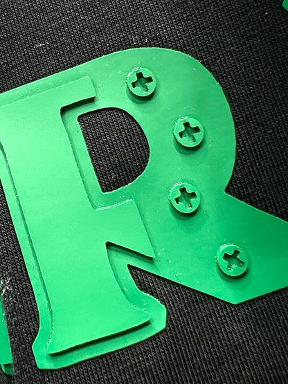 Green Silicone Graphic T Shirt