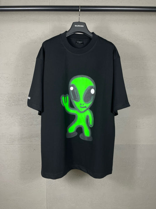 Alien Print T-Shirt