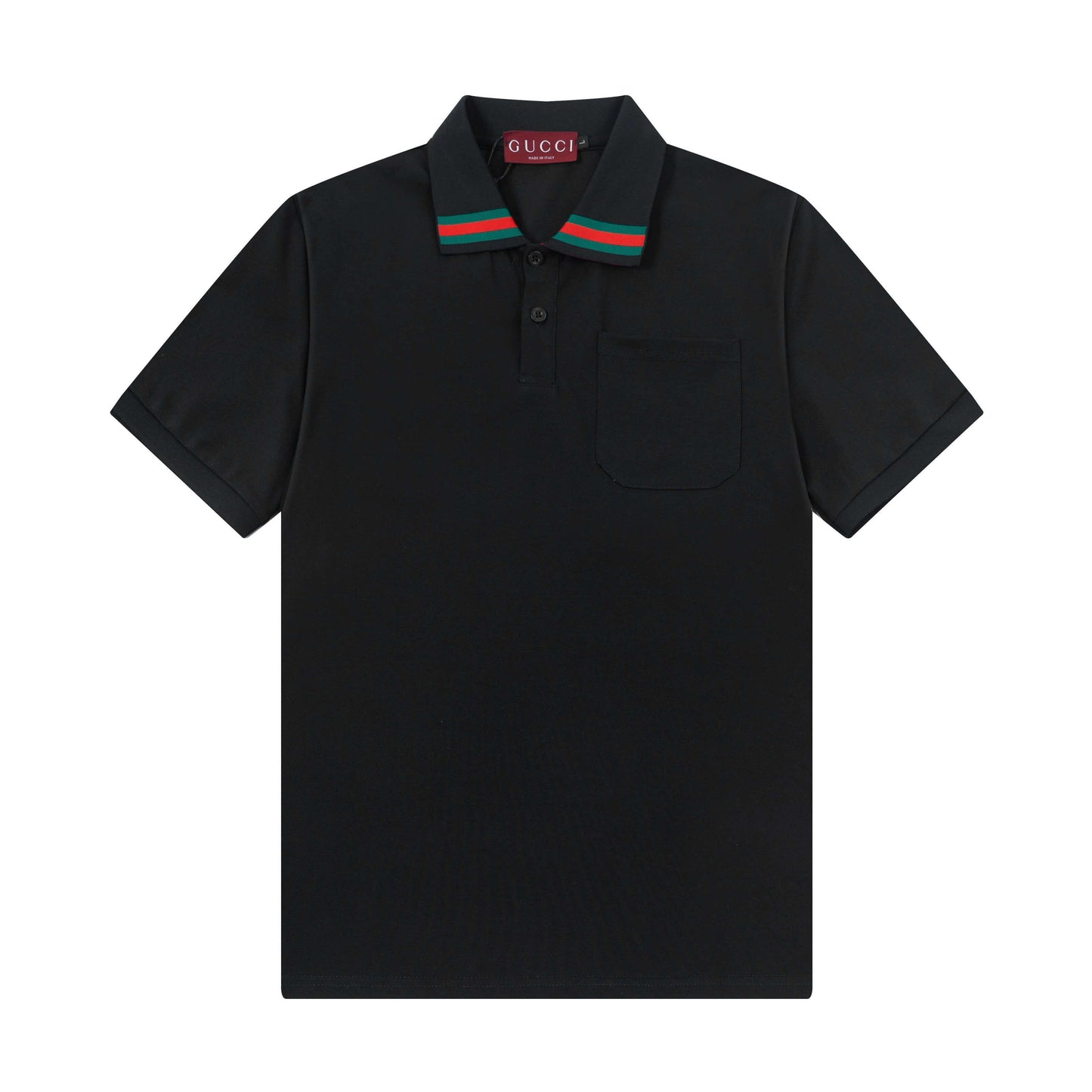 Neckline Stripes Polo Shirt