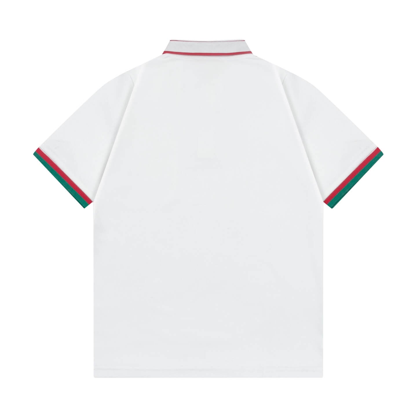 Two-Tone Stripes Polo T Shirt