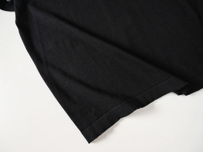 Letter Sleeve Knit T Shirt