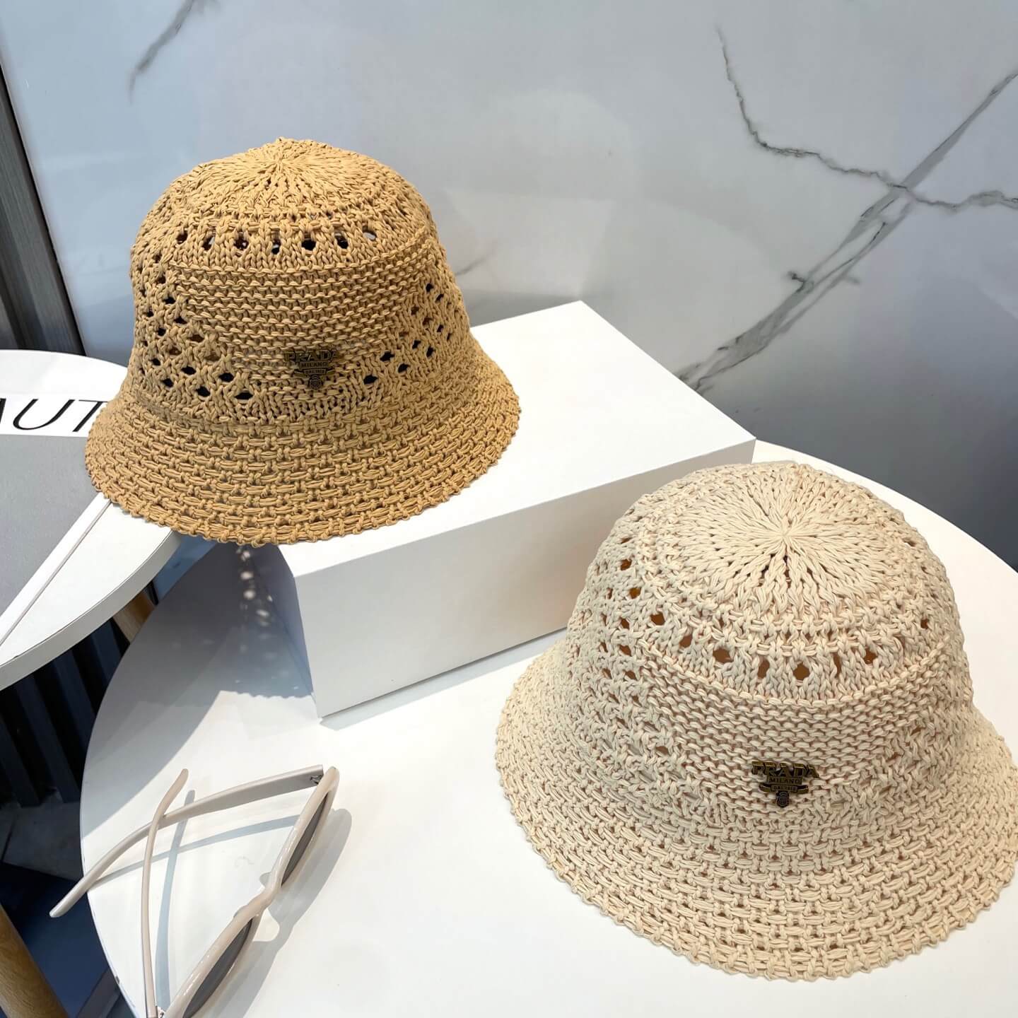 Elegant Holiday Style Thin Knitted Bucket Hat