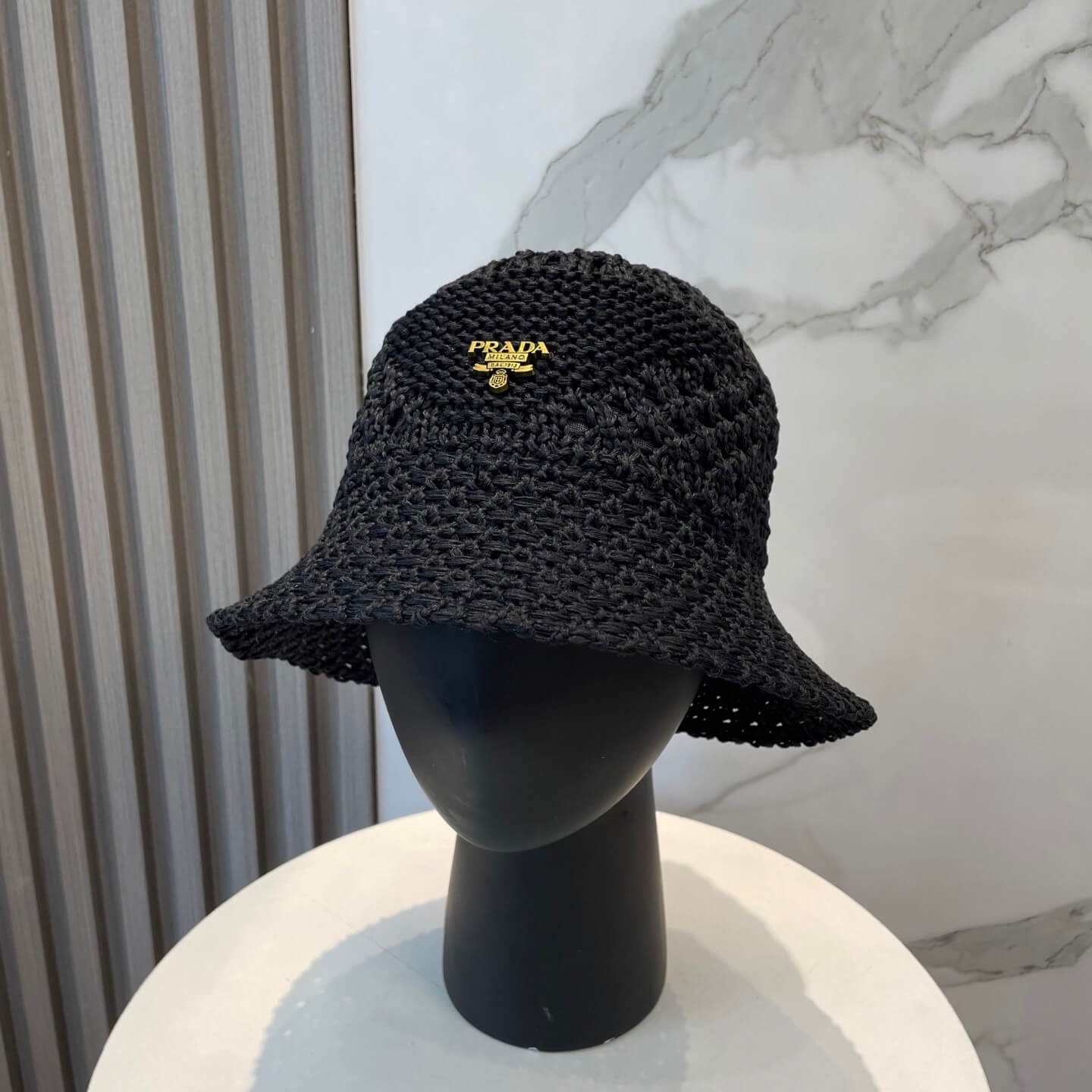 Elegant Holiday Style Thin Knitted Bucket Hat