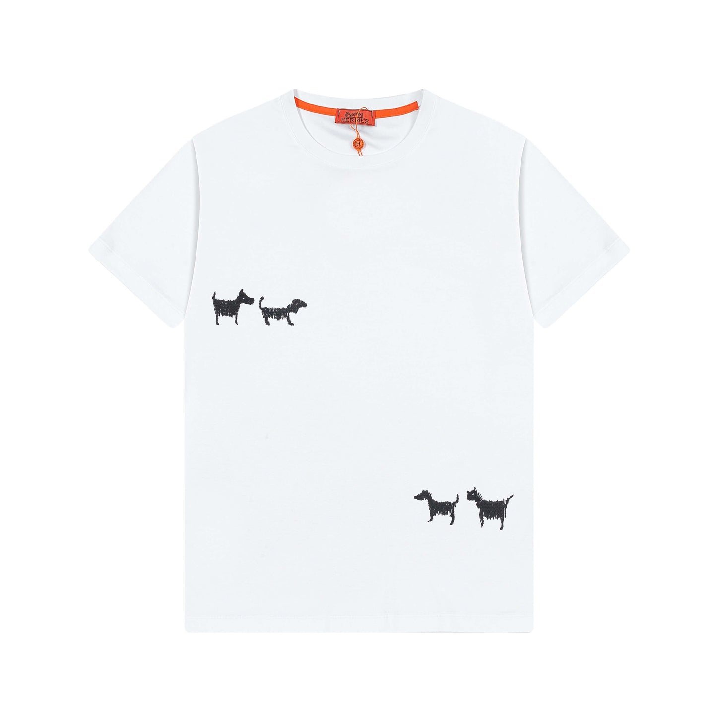 Dog Embroidery T Shirt