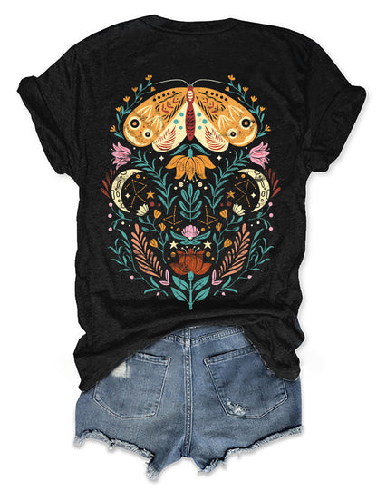 Celestial Moth Butterfly T-shirt