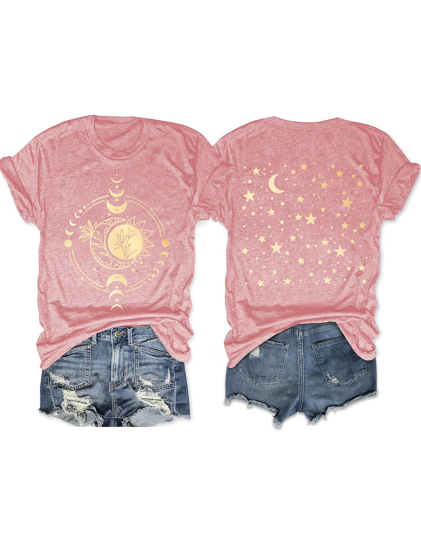 Shiny Mysterious Moon Phase T-shirt