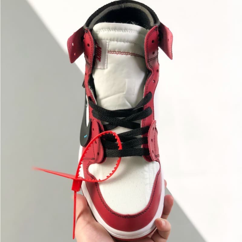 Classic red sneakers