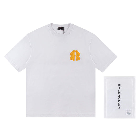 Silicone Letter Design T-Shirt
