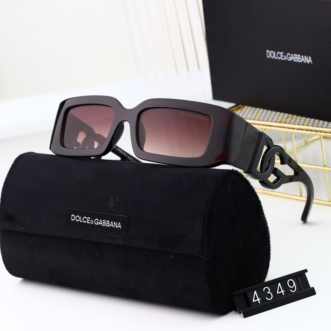 Retro Hollow Rectangular Sunglasses