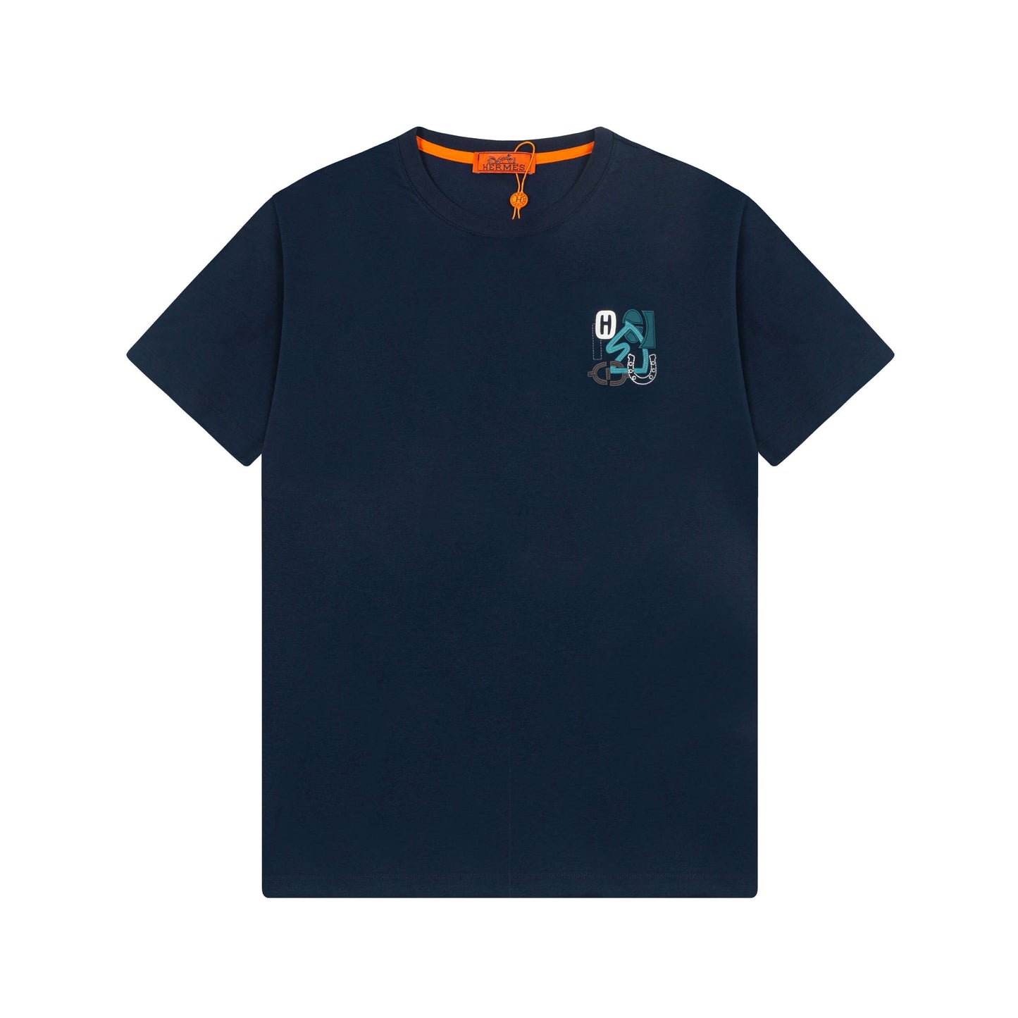 Blue Embroidery T Shirt