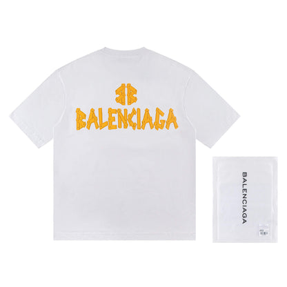 Silicone Letter Design T-Shirt