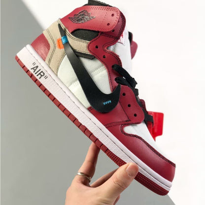Classic red sneakers