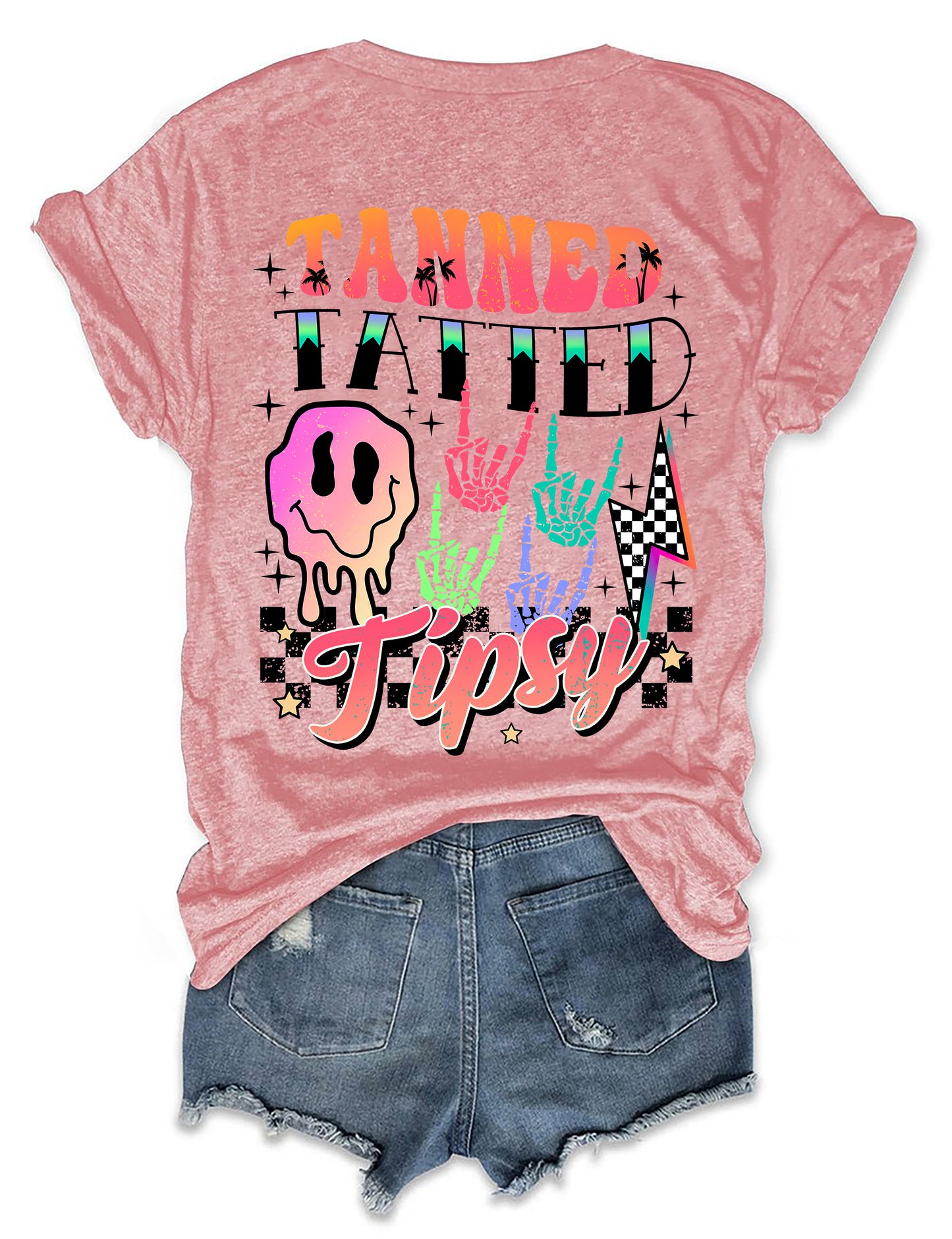 Summer Tanned Tatted And Tipsy T-shirt