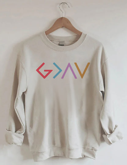 God Is Greater Than The Highs And Lows Sweatshirt