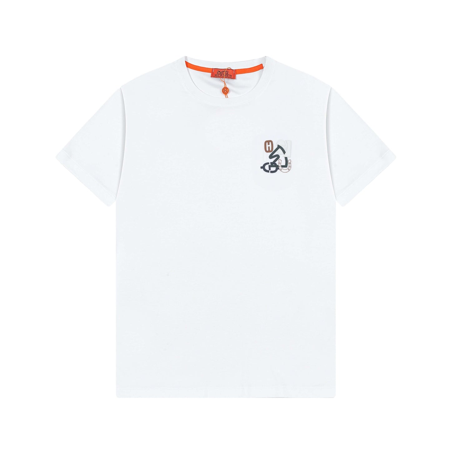 Blue Embroidery T Shirt