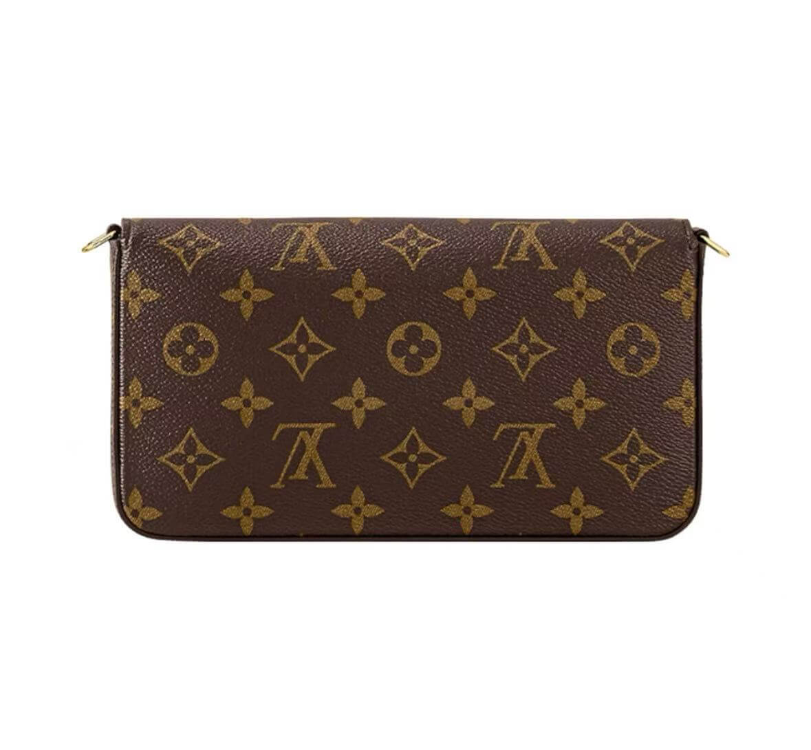Classic Brown All-Over Print Messenger Bag