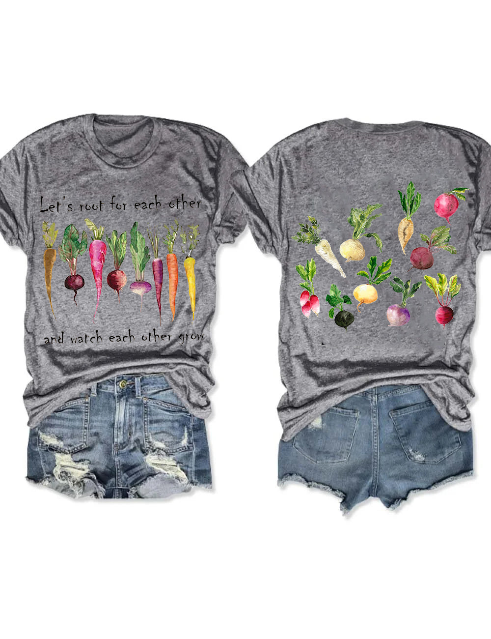 Let's Root For Each Other And Watch Each Other Grow T-shirt