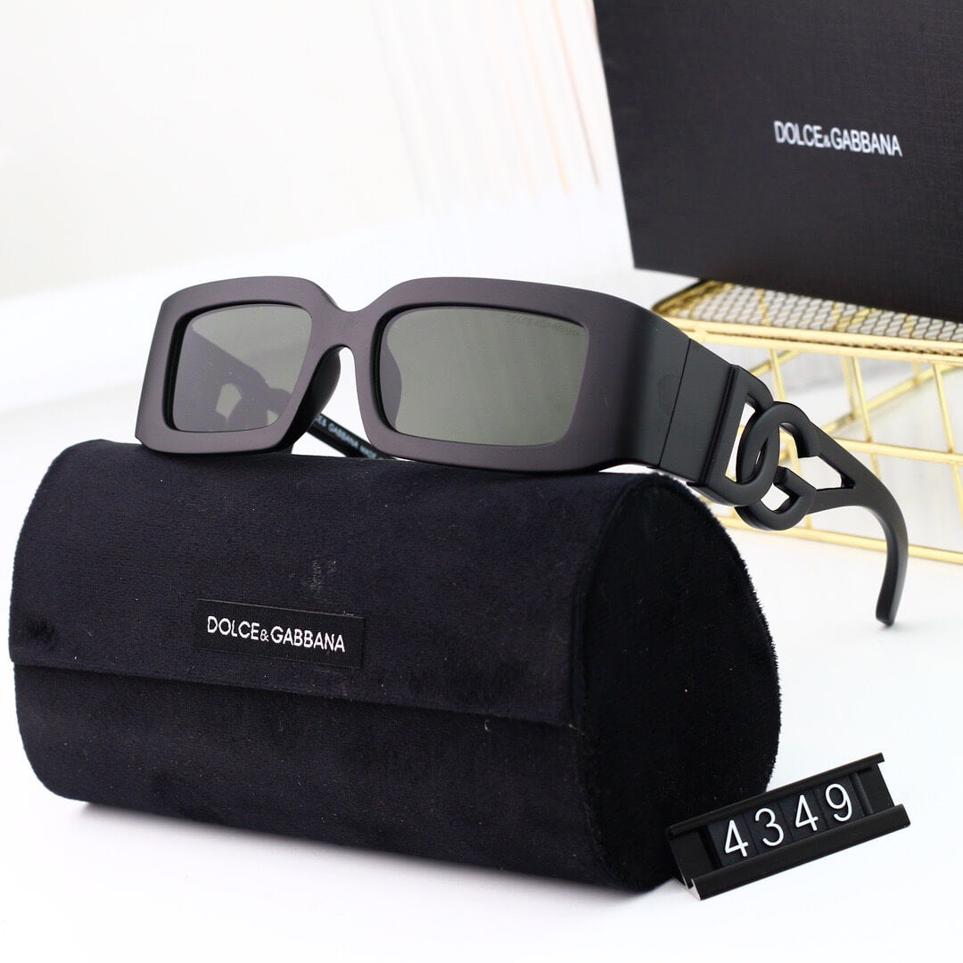 Retro Hollow Rectangular Sunglasses