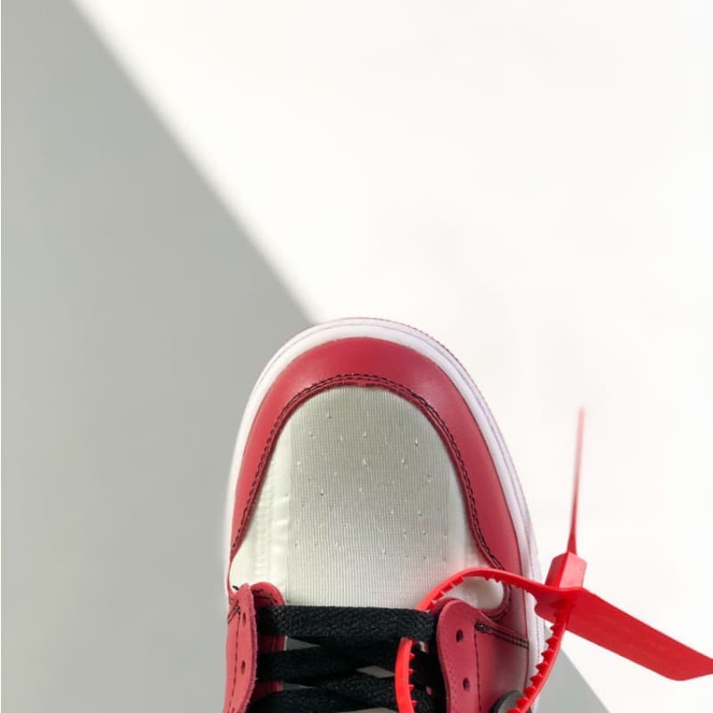 Classic red sneakers