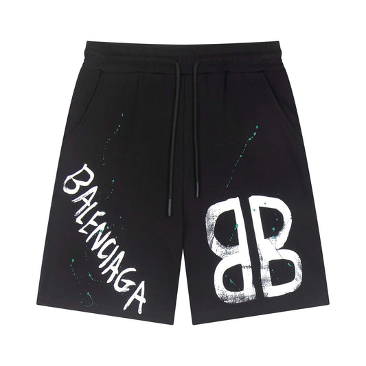 Splatter Print Shorts
