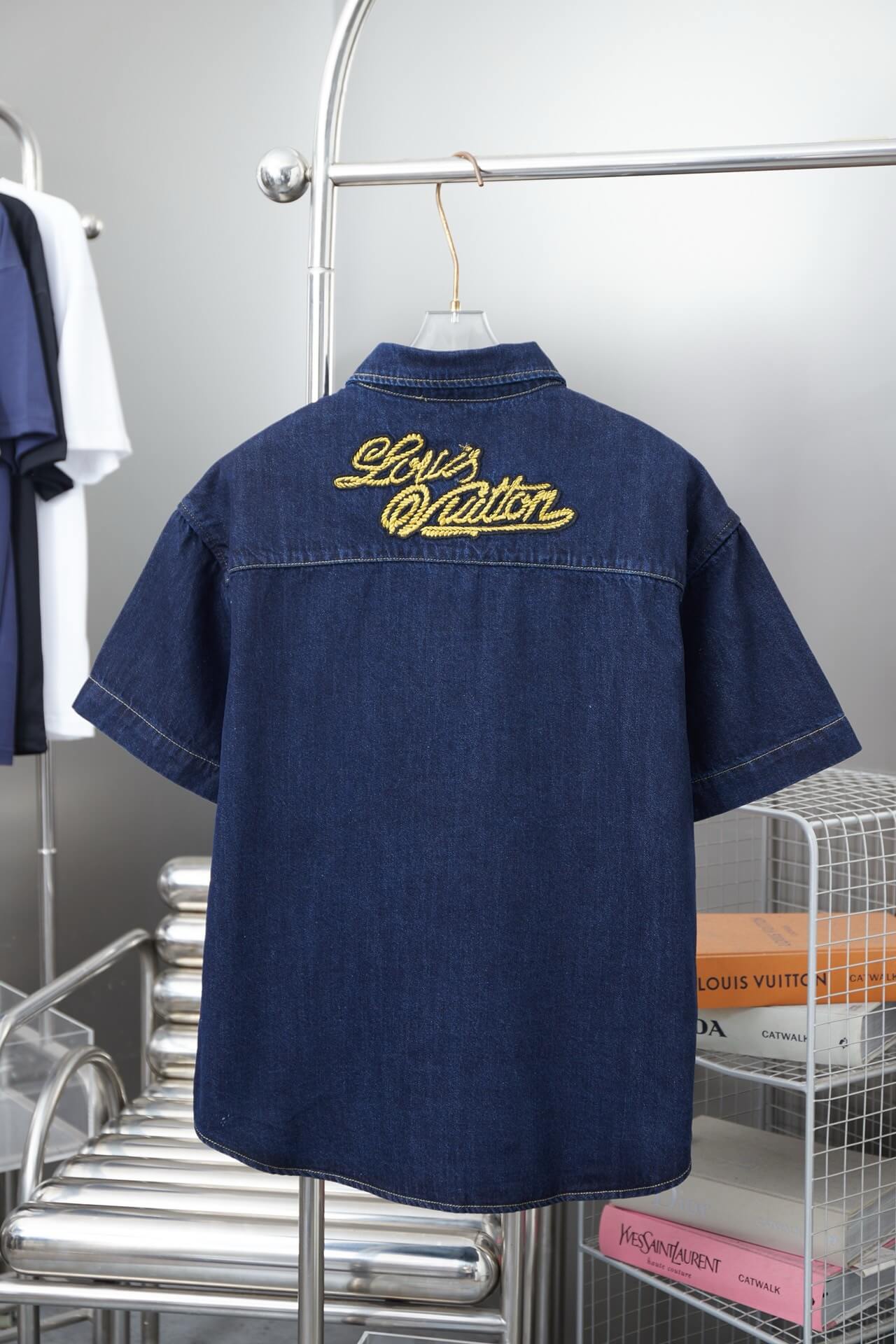 Signature Lettering Embroidered Shirt