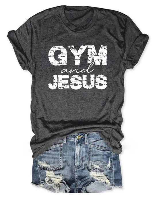 Gym And Jesus T-shirt