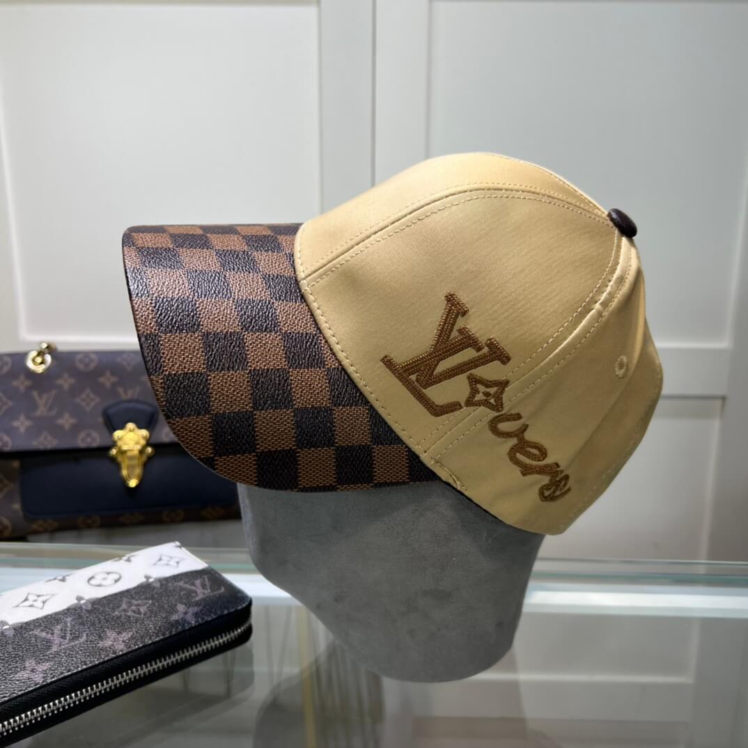 Checkerboard Brim Baseball Cap