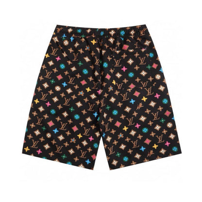 Colorful All-over Print T-shirt and Shorts Set