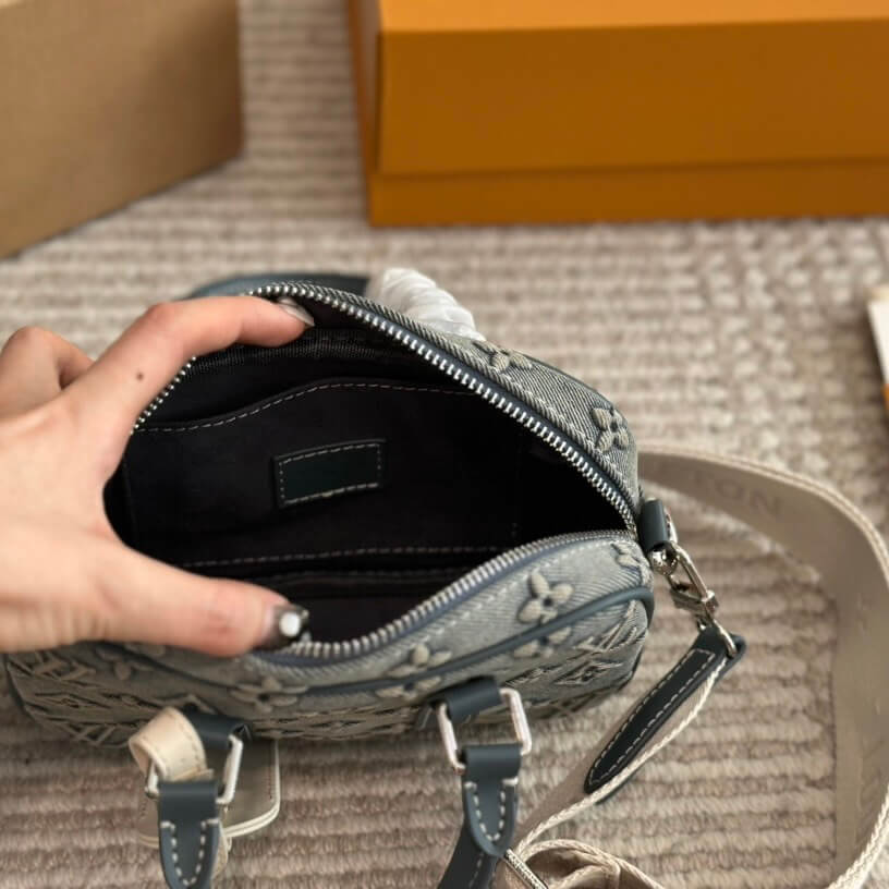 Vintage Embossed Camera Bag