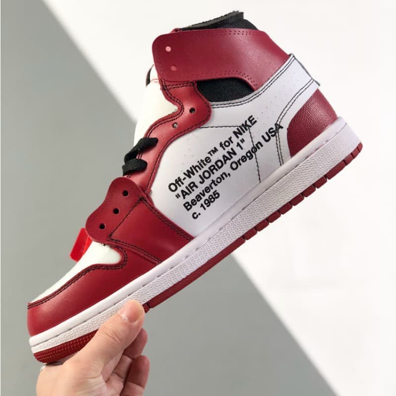 Classic red sneakers