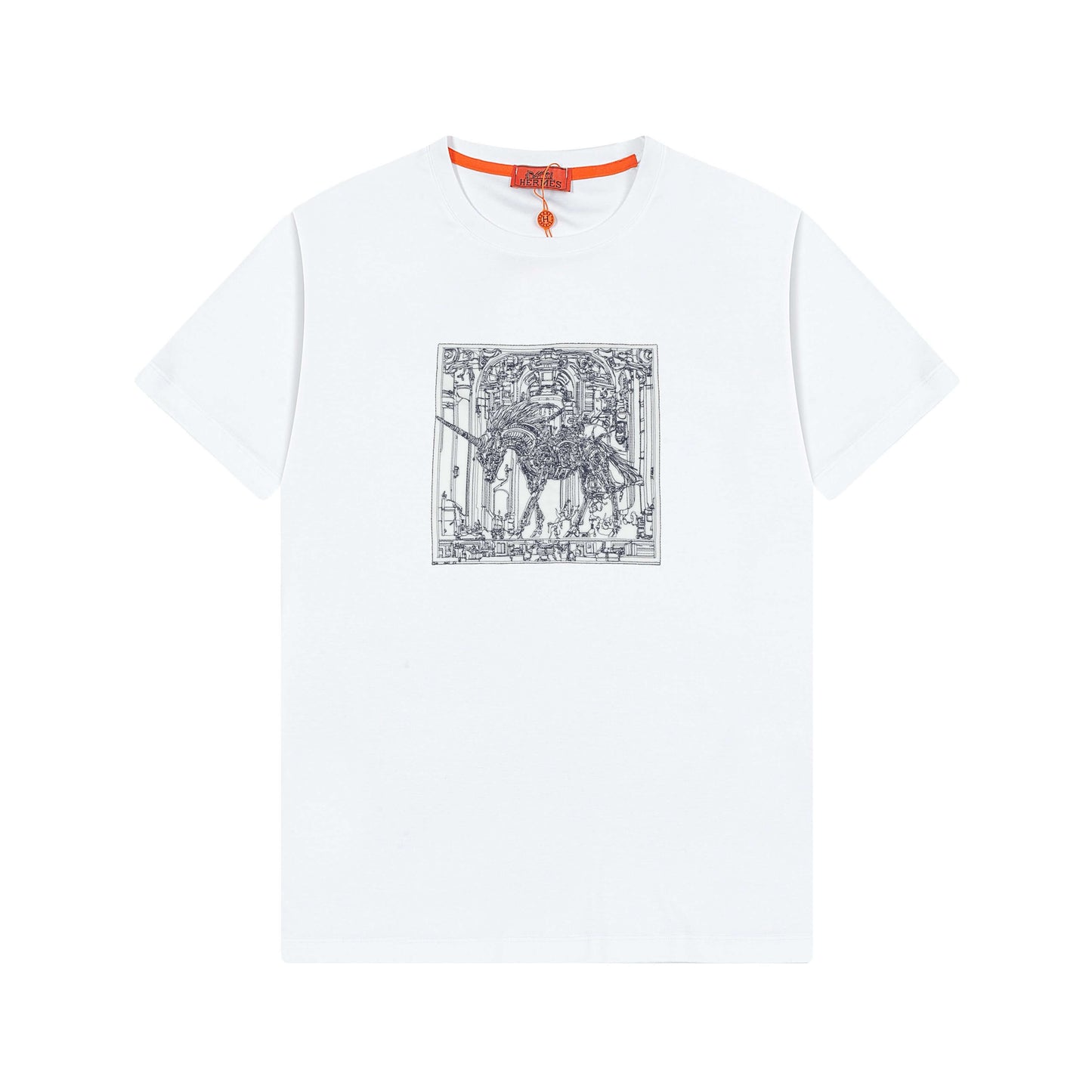 Exquisite Horse Embroidered T-Shirt