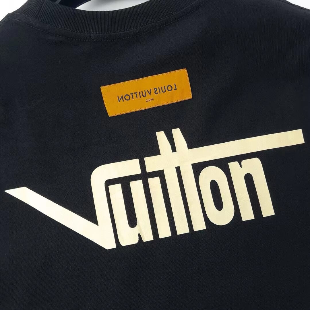 Yellow Letter Print T Shirt