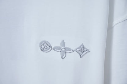 Back Graffiti Print + Front Embroidery T-shirt