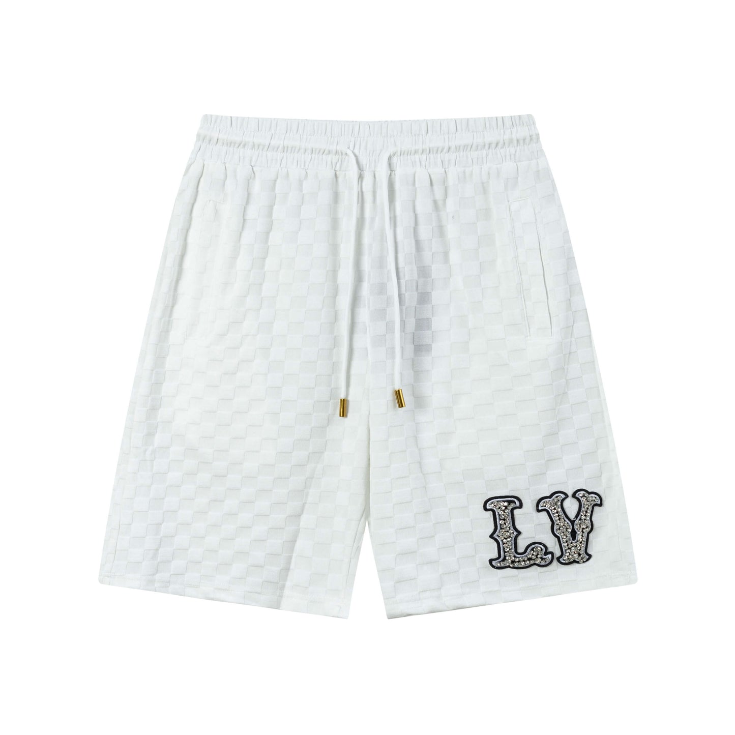 Letter Hot Diamond Shorts