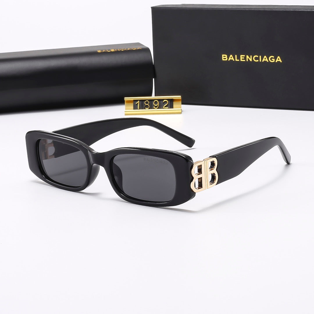 Fashionable Letter Rectangle Sunglasses