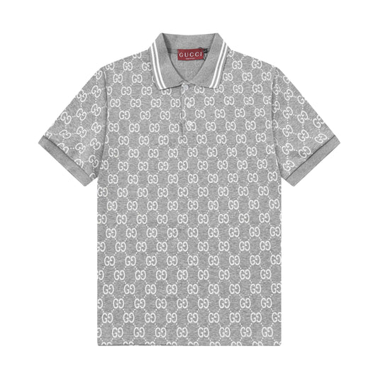 Double G Full Print Polo Shirt