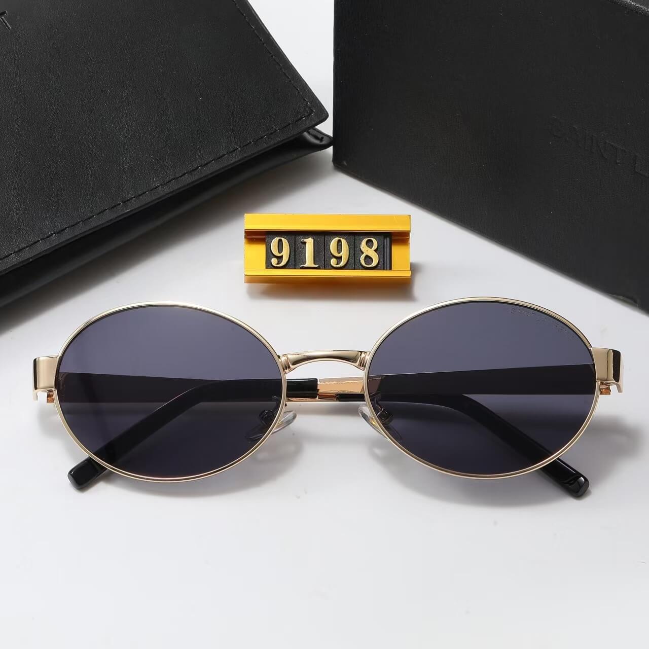 Classic Elegant Round Frame Sunglasses