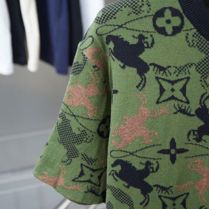 Camo Knit T-shirt
