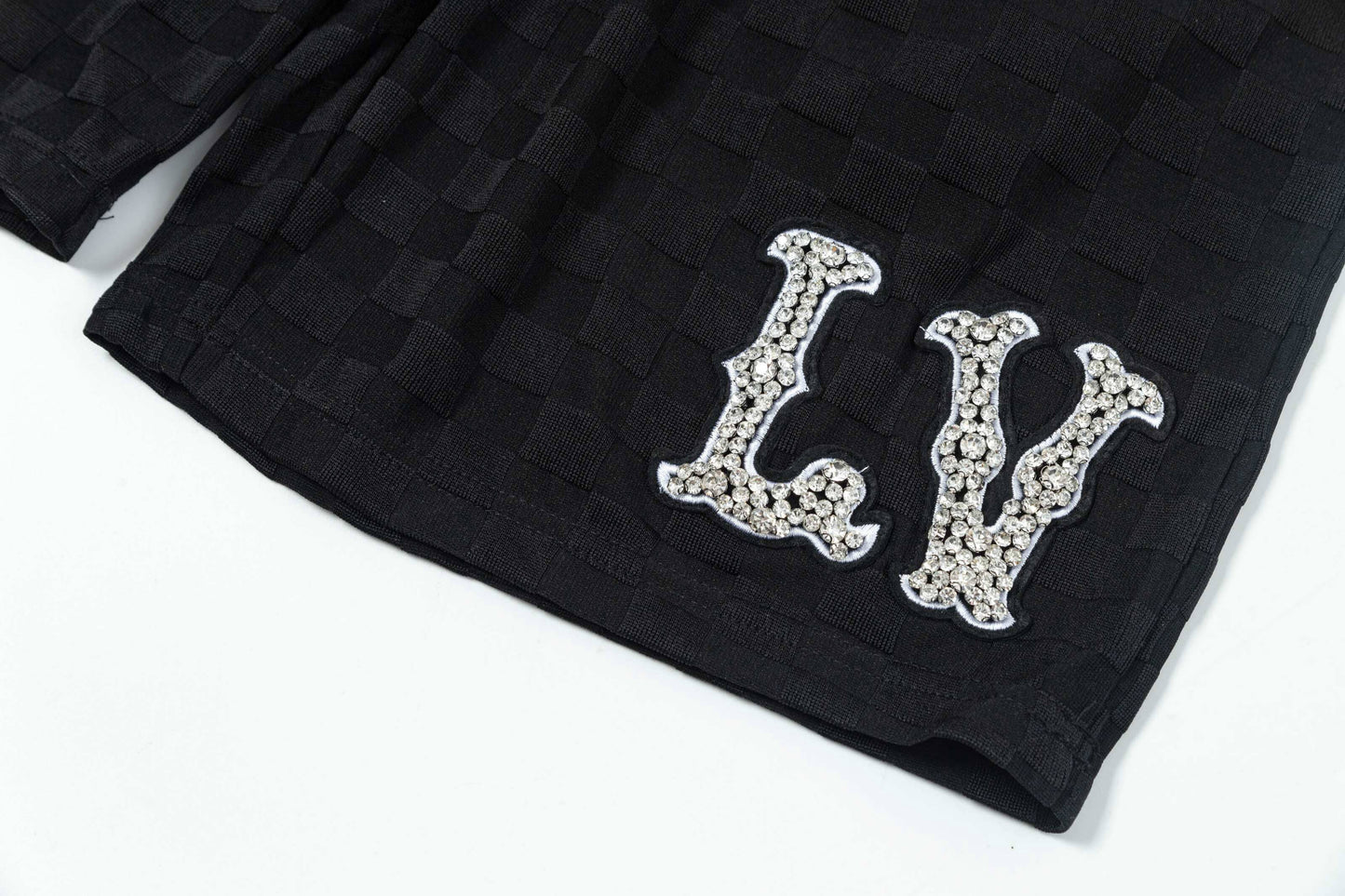 Letter Hot Diamond Shorts